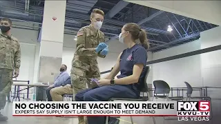 FOX5 answers: Can you choose between Moderna or Pfizer at your COVID-19 vaccine appointment?