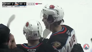 Brayden Tracey Lights The Lamp