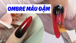 Ombre Màu Đậm Tại Sao Khó? Cách Ombre Màu Đỏ Đen