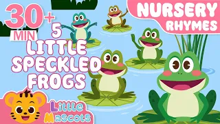 Five Little Speckled Frogs + Finger Family + more Little Mascots Nursery Rhymes & Kids Songs