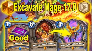 NEW Legendary Minion in My Excavate Mage 17.0 Is Awesome At Showdown in the Badlands | Hearthstone