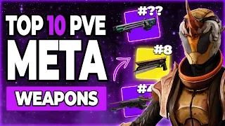 Top 10 META PVE Weapons in Destiny 2 Season 22 - How Is #4 That High?