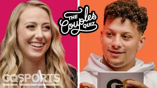 Patrick Mahomes & Brittany Mahomes Take a Couples Quiz | GQ Sports