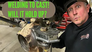 Welding Tricks!  Steel plate to Cast Steel