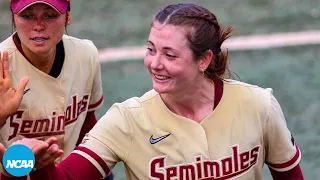 Kat Sandercock tosses perfect game in 2023 NCAA softball regionals | Final 3 outs