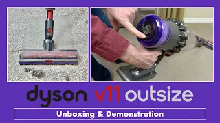 Dyson V11 Outsize Cordless Vacuum Cleaner Unboxing & Demonstration