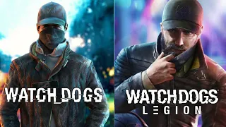 Aiden Pearce Comparison Watch Dogs Legion vs Watch Dogs 1