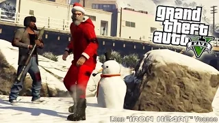 GTA V! ТЕРВОР И CJ ЛЕПЯТ СНЕГОВИКА НА НОВЫЙ ГОД! ВИДЕО ОБЗОР МОДОВ МИРА GTA 5 MODS [ГТА 5 МОДЫ] #116