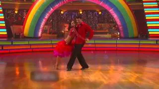 Rob Kardashian & Cheryl Burke's Samba! - Week 9 of DWTS