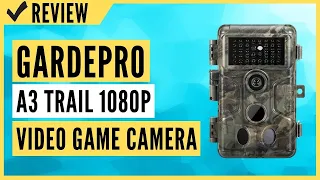 GardePro A3 Trail Camera 20MP 1080P H.264 Video Game Camera Review