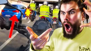 CHAUFFARD VS MOTO ECOLE ! (aïe)