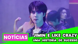 JIMIN E LIKE CRAZY CONTINUAM A DOMINAR!  "APENAS JIMIN CONSEGUE EXPRESSAR LIKE CRAZY" - ISAK CHOI