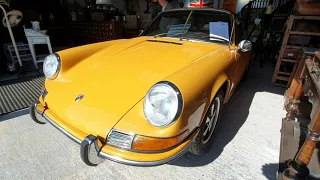 1969 Porsche 912 Targa Interior and Exterior Video View