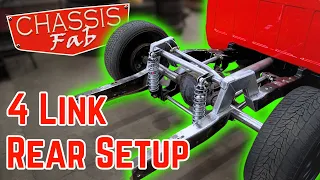 How To Fit Giant Billet Wheels Under Your C10 - Chassis Fab 4 Link Coilover Kit