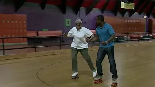 90-year-old's longevity secret: Skating