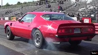 Rare Super Duty 455 Trans Am - 1974 Trans Am SD455 - 1/4 mile Drag Race Video - Road Test TV ®