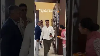 VIDEO   #AkshayKumar Welcomed in hotel in Ajmer today #jollyllb3  #shorts