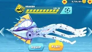 Hungry Shark Evolution - New Kraken Squid  #2