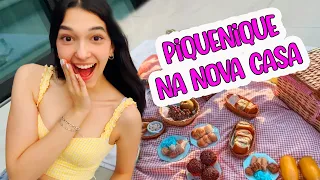 MINHA CASA NOVA !! Fizemos um Piquenique na Varanda | Luluca