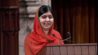 Video: Malala Yousafzai becomes honorary Canadian citizen