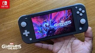 Marvel’s Guardians of the Galaxy: Cloud Version Nintendo Switch Lite Gameplay