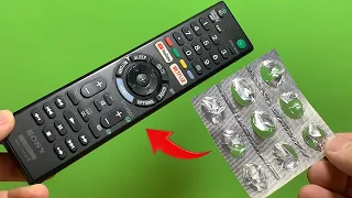 Once You Learn This You Won't Throw Empty Pill Packs In The Trash Anymore! How To Fix Remote Control