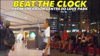 Running Through The 6ix: From The Eaton Centre To Love Park With A Gang Of Youtubers | Toronto Walk