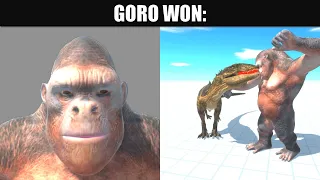 GORO BECOMING CANNY (POV: GORO WON) - ANIMAL REVOLT BATTLE SIMULATOR