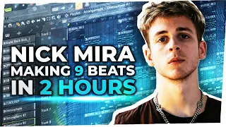 NICK MIRA MAKING 9 BEATS IN 2 HOURS 🥵🔥 Nick Mira Twitch Live [10/05/21]