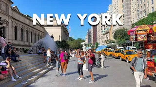 New York City Walking Tour [4K] Upper East Side, Fifth Avenue, Museum Mile