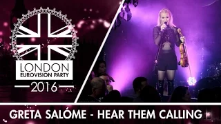 Greta Salóme - Hear Them Calling (Iceland) | LIVE | 2016 London Eurovision Party