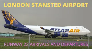 London Stansted Airport Plane spotting | Runway 22 Arrivals and Departures