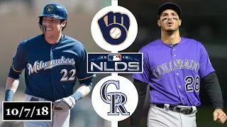 Milwaukee Brewers vs Colorado Rockies Highlights || NLDS Game 3 || October 7, 2018