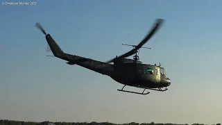 Sanicole Airshow 2022 - Take-off Bell Helicopter UH-1 Iroquois ''Huey'' (typical sound!)