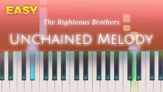 The Righteous Brothers - Unchained Melody - EASY Piano TUTORIAL by Piano Fun Play