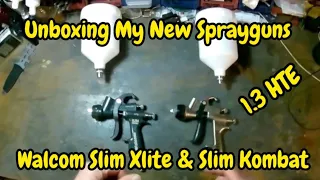 Unboxing Walcom Slim Xlite & Slim Kombat HTE 1.3 Spray Guns