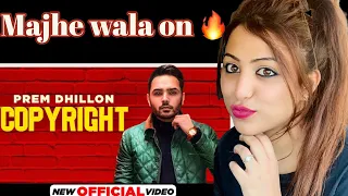 copyright prem dhillon |copyright full song reaction |Prem Dhillon |Sidhu Moose Wala |snappy |React