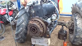 трактор Т 30/разобрал сцепление/проблема найдена///tractor T 30 / disassembled the clutch