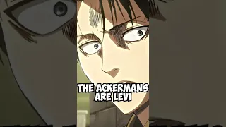 Why Levi & Mikasa Ackerman Are To Strong???