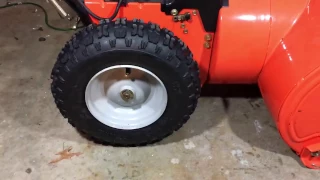 How To Remove Your Airens Snowblower Wheel and Reseat The Axle Shaft