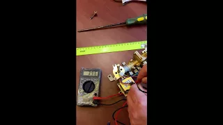 Проверка электромагнитного клапана газовой колонки при помощи мультиметра ( тестера ).