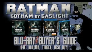 BATMAN: GOTHAM BY GASLIGHT - BLURAY UNBOXING (4K, BLURAY, BEST BUY, TARGET) - BLURAY BUYERS GUIDE