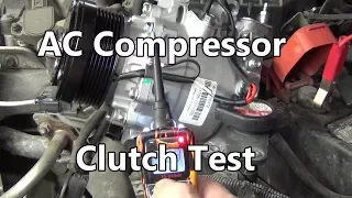 How-to Test for AC Compressor Clutch Function