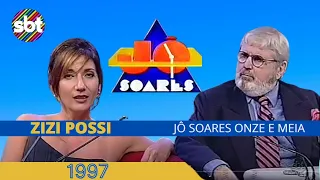 Jô Soares Onze e Meia (Zizi Possi) - SBT - 1997