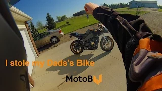 I stole my dad's bike + Popping Bubbles