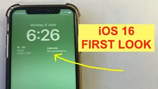 iOS 16 First Look - (BEST Features & Changes)