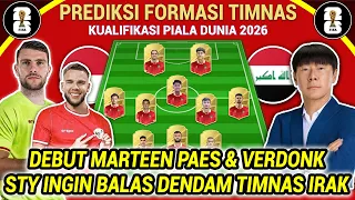 DEBUT 2 PEMAIN ABROAD SIAP BALAS IRAK | Inilah Prediksi Line Up Timnas Indonesia vs Irak DI Pildun