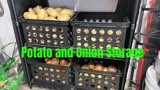 How I Store my Potatoes and Onions!!!