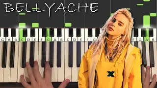 Billie Eilish - Bellyache (Piano Tutorial Lesson)