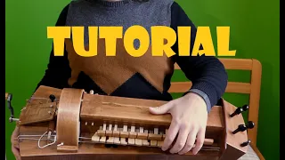 Hurdy Gurdy Tutorial - Playing scales / left hand